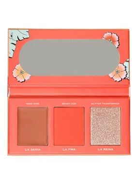 Alamar Viva Las Cheekas Cheek Palette in Medium Tan Cream Powder Blush Bronze